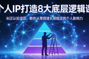 （17811期）付费文章：个人IP打造8大底层逻辑课：纠正认知误区，教你从零搭建长期稳定的个人影响力